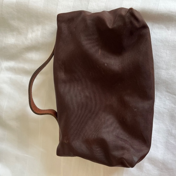 Longchamp brown cosmetic pouch - Picture 3 of 7